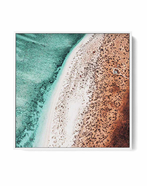 Sand To Sea | WA SQ | Framed Canvas-CANVAS-You can shop wall art online with Olive et Oriel for everything from abstract art to fun kids wall art. Our beautiful modern art prints and canvas art are available from large canvas prints to wall art paintings and our proudly Australian artwork collection offers only the highest quality framed large wall art and canvas art Australia - You can buy fashion photography prints or Hampton print posters and paintings on canvas from Olive et Oriel and have t