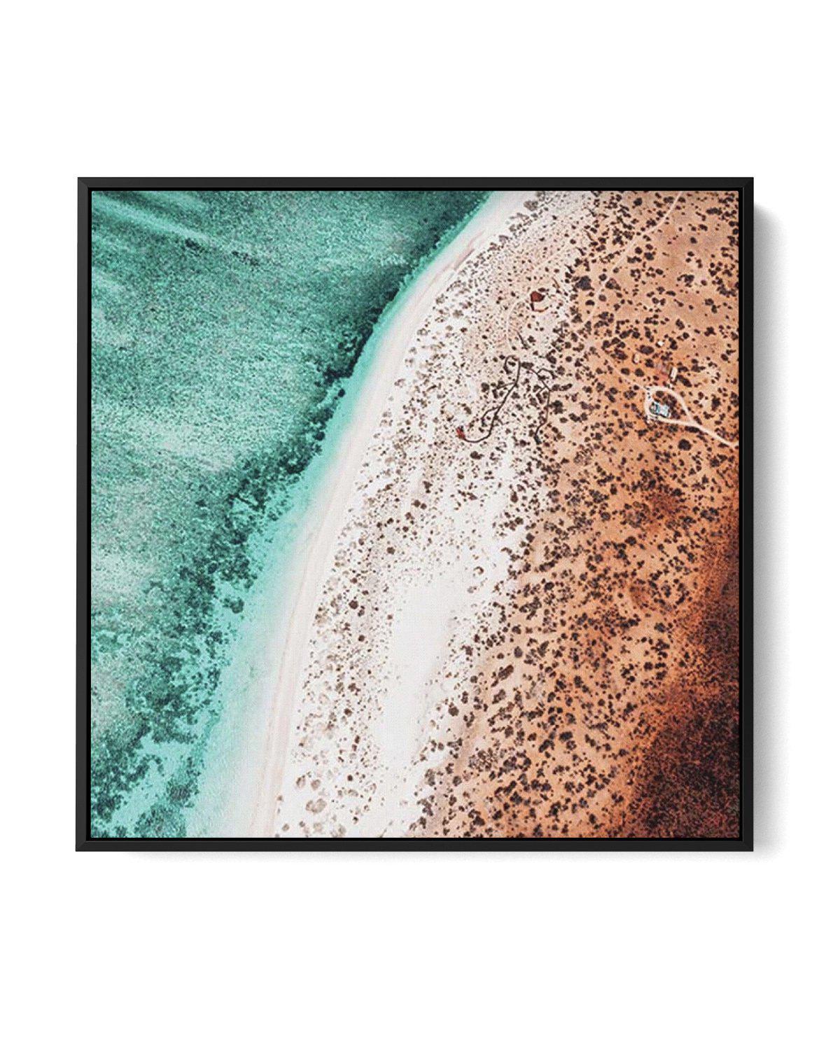 Sand To Sea | WA SQ | Framed Canvas-CANVAS-You can shop wall art online with Olive et Oriel for everything from abstract art to fun kids wall art. Our beautiful modern art prints and canvas art are available from large canvas prints to wall art paintings and our proudly Australian artwork collection offers only the highest quality framed large wall art and canvas art Australia - You can buy fashion photography prints or Hampton print posters and paintings on canvas from Olive et Oriel and have t