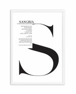 Sangria Art Print-PRINT-Olive et Oriel-Olive et Oriel-A5 | 5.8" x 8.3" | 14.8 x 21cm-White-With White Border-Buy-Australian-Art-Prints-Online-with-Olive-et-Oriel-Your-Artwork-Specialists-Austrailia-Decorate-With-Coastal-Photo-Wall-Art-Prints-From-Our-Beach-House-Artwork-Collection-Fine-Poster-and-Framed-Artwork