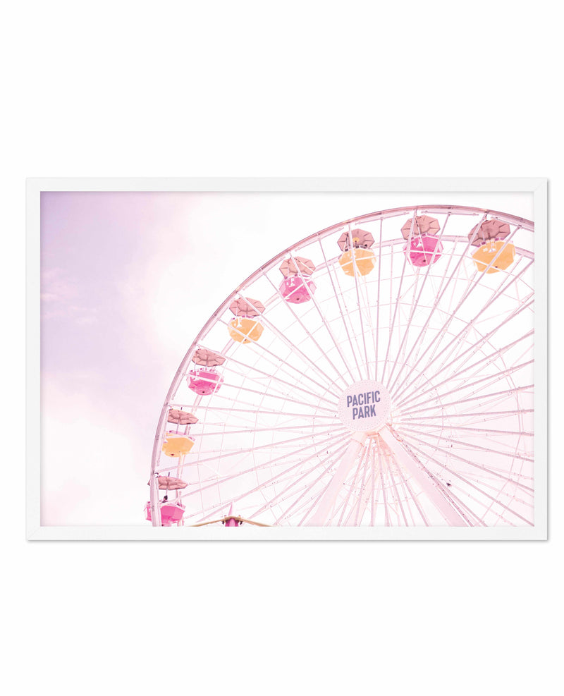Santa Monica Fun | LS Art Print-PRINT-Olive et Oriel-Olive et Oriel-A4 | 8.3" x 11.7" | 21 x 29.7cm-White-With White Border-Buy-Australian-Art-Prints-Online-with-Olive-et-Oriel-Your-Artwork-Specialists-Austrailia-Decorate-With-Coastal-Photo-Wall-Art-Prints-From-Our-Beach-House-Artwork-Collection-Fine-Poster-and-Framed-Artwork