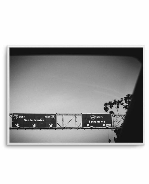 Santa Monica vs Sacramento Art Print-PRINT-Olive et Oriel-Olive et Oriel-A5 | 5.8" x 8.3" | 14.8 x 21cm-Unframed Art Print-With White Border-Buy-Australian-Art-Prints-Online-with-Olive-et-Oriel-Your-Artwork-Specialists-Austrailia-Decorate-With-Coastal-Photo-Wall-Art-Prints-From-Our-Beach-House-Artwork-Collection-Fine-Poster-and-Framed-Artwork