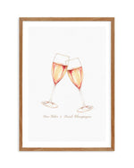 Save Water & Drink Champagne Art Print-PRINT-Olive et Oriel-Olive et Oriel-Buy-Australian-Art-Prints-Online-with-Olive-et-Oriel-Your-Artwork-Specialists-Austrailia-Decorate-With-Coastal-Photo-Wall-Art-Prints-From-Our-Beach-House-Artwork-Collection-Fine-Poster-and-Framed-Artwork