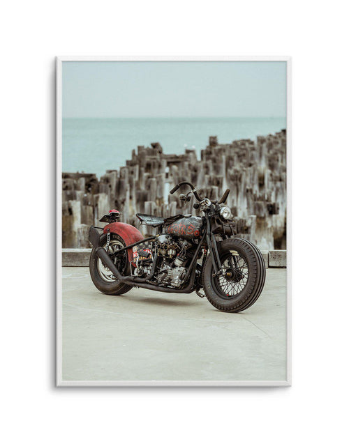 Sayonara Pier By Tim Harris Art Print-PRINT-Olive et Oriel-Tim Harris-A5 | 5.8" x 8.3" | 14.8 x 21cm-Unframed Art Print-With White Border-Buy-Australian-Art-Prints-Online-with-Olive-et-Oriel-Your-Artwork-Specialists-Austrailia-Decorate-With-Coastal-Photo-Wall-Art-Prints-From-Our-Beach-House-Artwork-Collection-Fine-Poster-and-Framed-Artwork