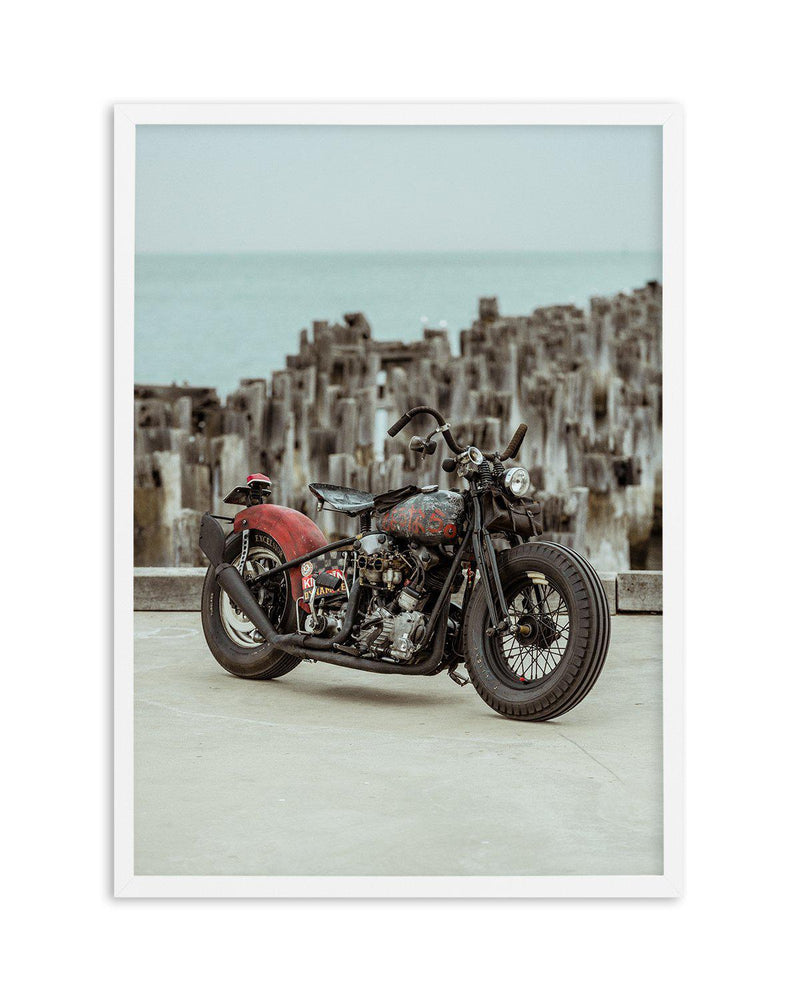 Sayonara Pier By Tim Harris Art Print-PRINT-Olive et Oriel-Tim Harris-A5 | 5.8" x 8.3" | 14.8 x 21cm-White-With White Border-Buy-Australian-Art-Prints-Online-with-Olive-et-Oriel-Your-Artwork-Specialists-Austrailia-Decorate-With-Coastal-Photo-Wall-Art-Prints-From-Our-Beach-House-Artwork-Collection-Fine-Poster-and-Framed-Artwork