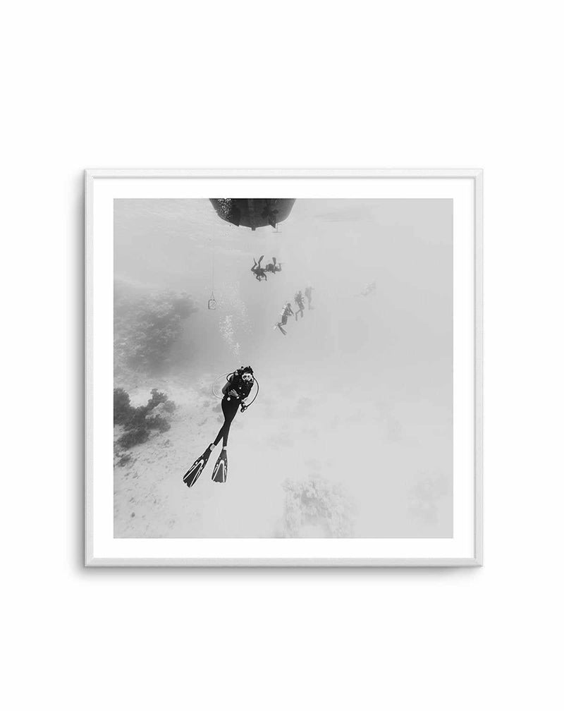 Scuba II | SQ Art Print-PRINT-Olive et Oriel-Olive et Oriel-Buy-Australian-Art-Prints-Online-with-Olive-et-Oriel-Your-Artwork-Specialists-Austrailia-Decorate-With-Coastal-Photo-Wall-Art-Prints-From-Our-Beach-House-Artwork-Collection-Fine-Poster-and-Framed-Artwork