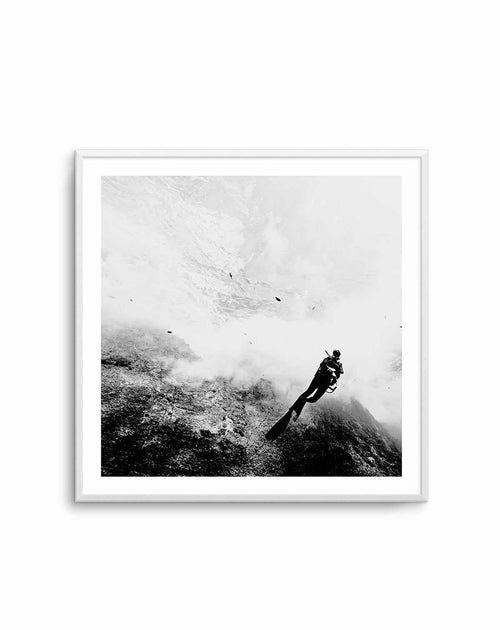 Scuba III | SQ Art Print-PRINT-Olive et Oriel-Olive et Oriel-Buy-Australian-Art-Prints-Online-with-Olive-et-Oriel-Your-Artwork-Specialists-Austrailia-Decorate-With-Coastal-Photo-Wall-Art-Prints-From-Our-Beach-House-Artwork-Collection-Fine-Poster-and-Framed-Artwork