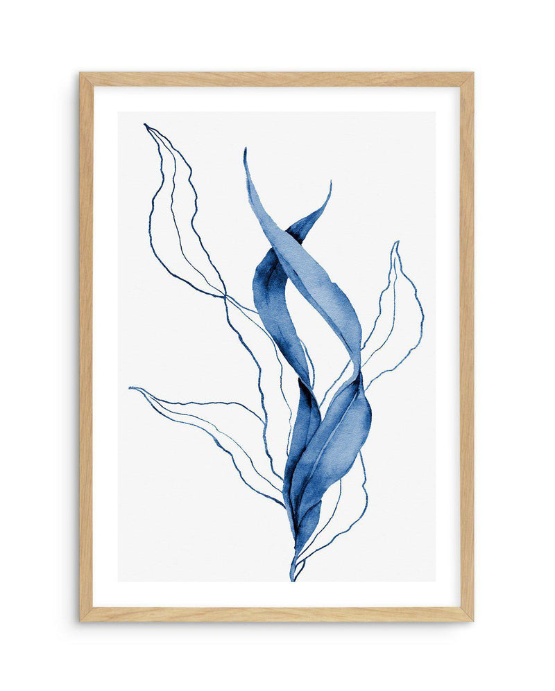 Sea Kelp Abstract I Art Print-PRINT-Olive et Oriel-Olive et Oriel-A5 | 5.8" x 8.3" | 14.8 x 21cm-Oak-With White Border-Buy-Australian-Art-Prints-Online-with-Olive-et-Oriel-Your-Artwork-Specialists-Austrailia-Decorate-With-Coastal-Photo-Wall-Art-Prints-From-Our-Beach-House-Artwork-Collection-Fine-Poster-and-Framed-Artwork