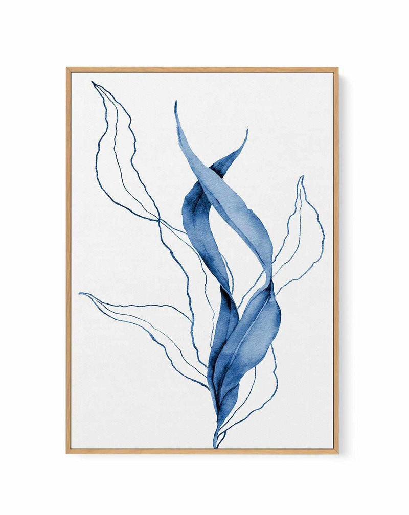 Sea Kelp Abstract I | Framed Canvas Art Print
