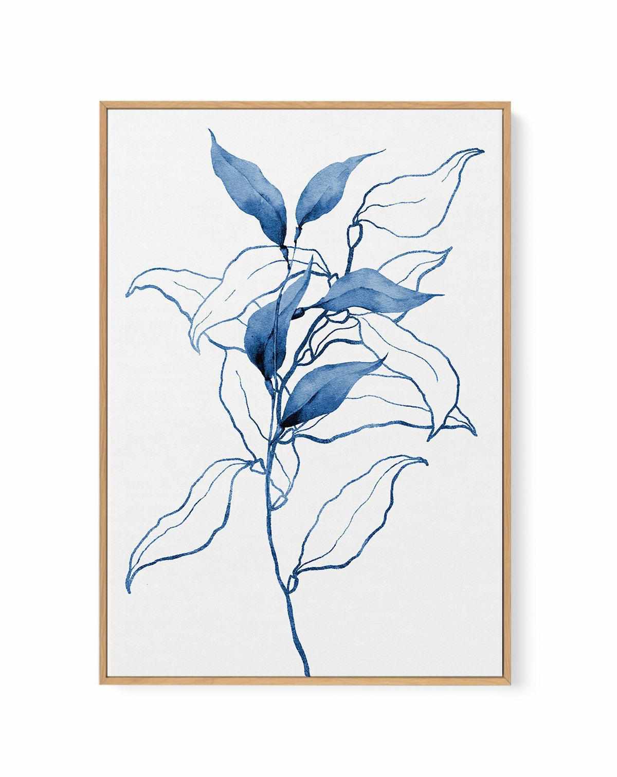 Sea Kelp Abstract II | Framed Canvas Art Print