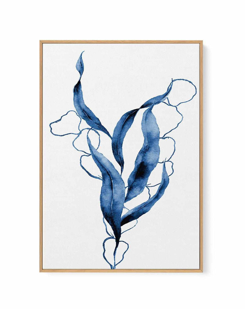 Sea Kelp Abstract III | Framed Canvas Art Print