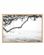 Seaside Bliss | B&W Art Print-PRINT-Olive et Oriel-Olive et Oriel-A5 | 5.8" x 8.3" | 14.8 x 21cm-Oak-With White Border-Buy-Australian-Art-Prints-Online-with-Olive-et-Oriel-Your-Artwork-Specialists-Austrailia-Decorate-With-Coastal-Photo-Wall-Art-Prints-From-Our-Beach-House-Artwork-Collection-Fine-Poster-and-Framed-Artwork
