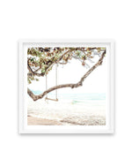 Seaside Bliss Square Art Print-Print-Olive et Oriel-Olive et Oriel-70x70 cm | 27.5" x 27.5"-White-With White Border-Buy-Australian-Art-Prints-Online-with-Olive-et-Oriel-Your-Artwork-Specialists-Austrailia-Decorate-With-Coastal-Photo-Wall-Art-Prints-From-Our-Beach-House-Artwork-Collection-Fine-Poster-and-Framed-Artwork