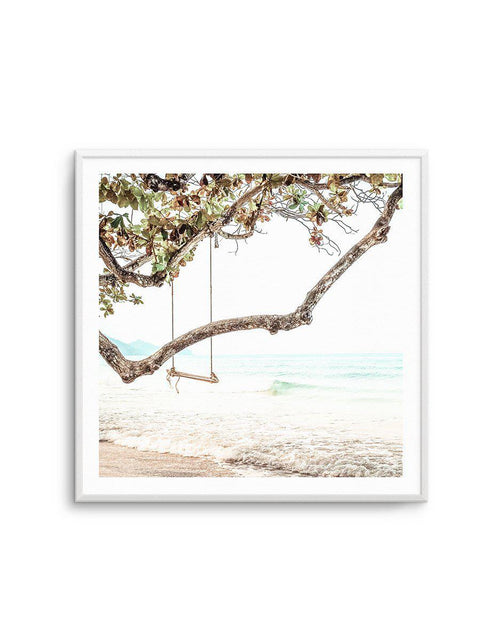 Seaside Bliss Square Art Print-Print-Olive et Oriel-Olive et Oriel-Buy-Australian-Art-Prints-Online-with-Olive-et-Oriel-Your-Artwork-Specialists-Austrailia-Decorate-With-Coastal-Photo-Wall-Art-Prints-From-Our-Beach-House-Artwork-Collection-Fine-Poster-and-Framed-Artwork