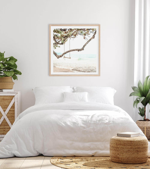 Seaside Bliss Square Art Print-Print-Olive et Oriel-Olive et Oriel-Buy-Australian-Art-Prints-Online-with-Olive-et-Oriel-Your-Artwork-Specialists-Austrailia-Decorate-With-Coastal-Photo-Wall-Art-Prints-From-Our-Beach-House-Artwork-Collection-Fine-Poster-and-Framed-Artwork