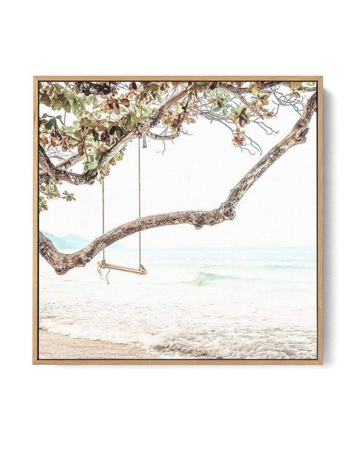 Seaside Bliss SQ | Framed Canvas Art-CANVAS-You can shop wall art online with Olive et Oriel for everything from abstract art to fun kids wall art. Our beautiful modern art prints and canvas art are available from large canvas prints to wall art paintings and our proudly Australian artwork collection offers only the highest quality framed large wall art and canvas art Australia - You can buy fashion photography prints or Hampton print posters and paintings on canvas from Olive et Oriel and have 