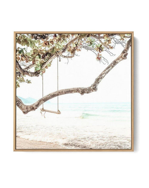Seaside Bliss SQ | Framed Canvas Art-CANVAS-You can shop wall art online with Olive et Oriel for everything from abstract art to fun kids wall art. Our beautiful modern art prints and canvas art are available from large canvas prints to wall art paintings and our proudly Australian artwork collection offers only the highest quality framed large wall art and canvas art Australia - You can buy fashion photography prints or Hampton print posters and paintings on canvas from Olive et Oriel and have 