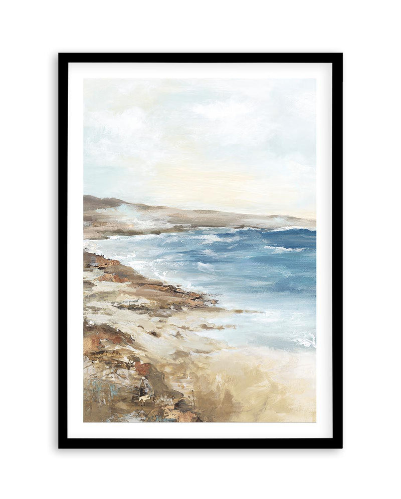 Seaside I Art Print | PT-PRINT-Olive et Oriel-PI Creative Contract 2-A5 | 5.8" x 8.3" | 14.8 x 21cm-Black-With White Border-Buy-Australian-Art-Prints-Online-with-Olive-et-Oriel-Your-Artwork-Specialists-Austrailia-Decorate-With-Coastal-Photo-Wall-Art-Prints-From-Our-Beach-House-Artwork-Collection-Fine-Poster-and-Framed-Artwork
