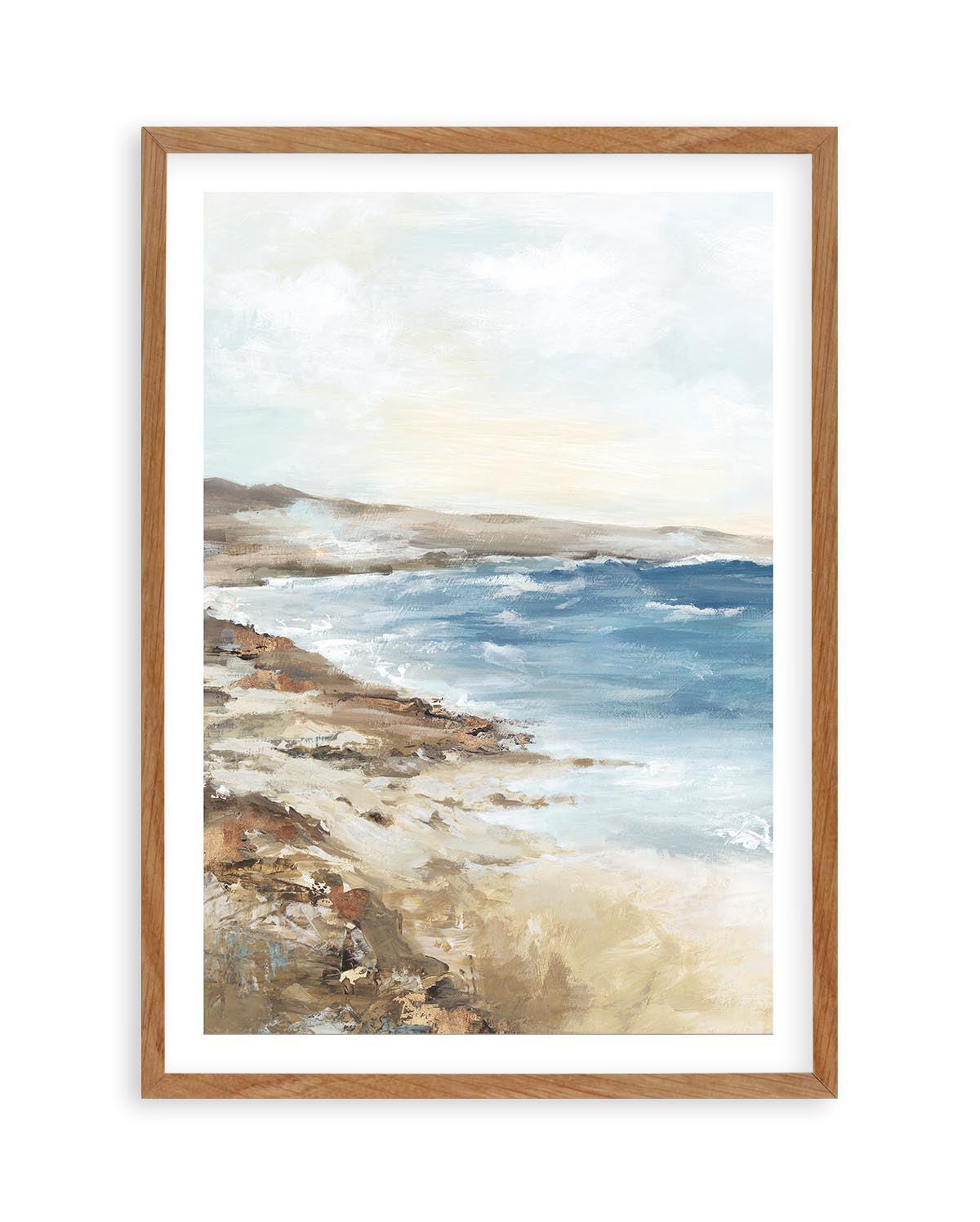 Seaside I Art Print | PT-PRINT-Olive et Oriel-PI Creative Contract 2-50x70 cm | 19.6" x 27.5"-Walnut-With White Border-Buy-Australian-Art-Prints-Online-with-Olive-et-Oriel-Your-Artwork-Specialists-Austrailia-Decorate-With-Coastal-Photo-Wall-Art-Prints-From-Our-Beach-House-Artwork-Collection-Fine-Poster-and-Framed-Artwork