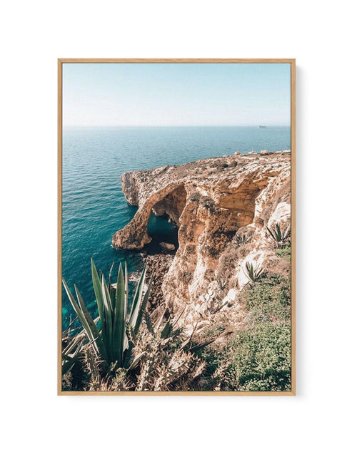 Seaside View, Malta | Framed Canvas-CANVAS-You can shop wall art online with Olive et Oriel for everything from abstract art to fun kids wall art. Our beautiful modern art prints and canvas art are available from large canvas prints to wall art paintings and our proudly Australian artwork collection offers only the highest quality framed large wall art and canvas art Australia - You can buy fashion photography prints or Hampton print posters and paintings on canvas from Olive et Oriel and have t