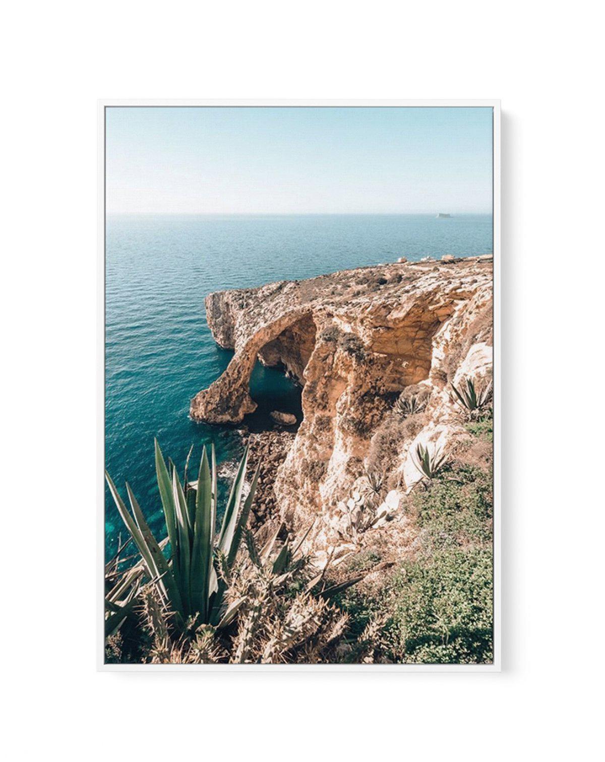 Seaside View, Malta | Framed Canvas-CANVAS-You can shop wall art online with Olive et Oriel for everything from abstract art to fun kids wall art. Our beautiful modern art prints and canvas art are available from large canvas prints to wall art paintings and our proudly Australian artwork collection offers only the highest quality framed large wall art and canvas art Australia - You can buy fashion photography prints or Hampton print posters and paintings on canvas from Olive et Oriel and have t