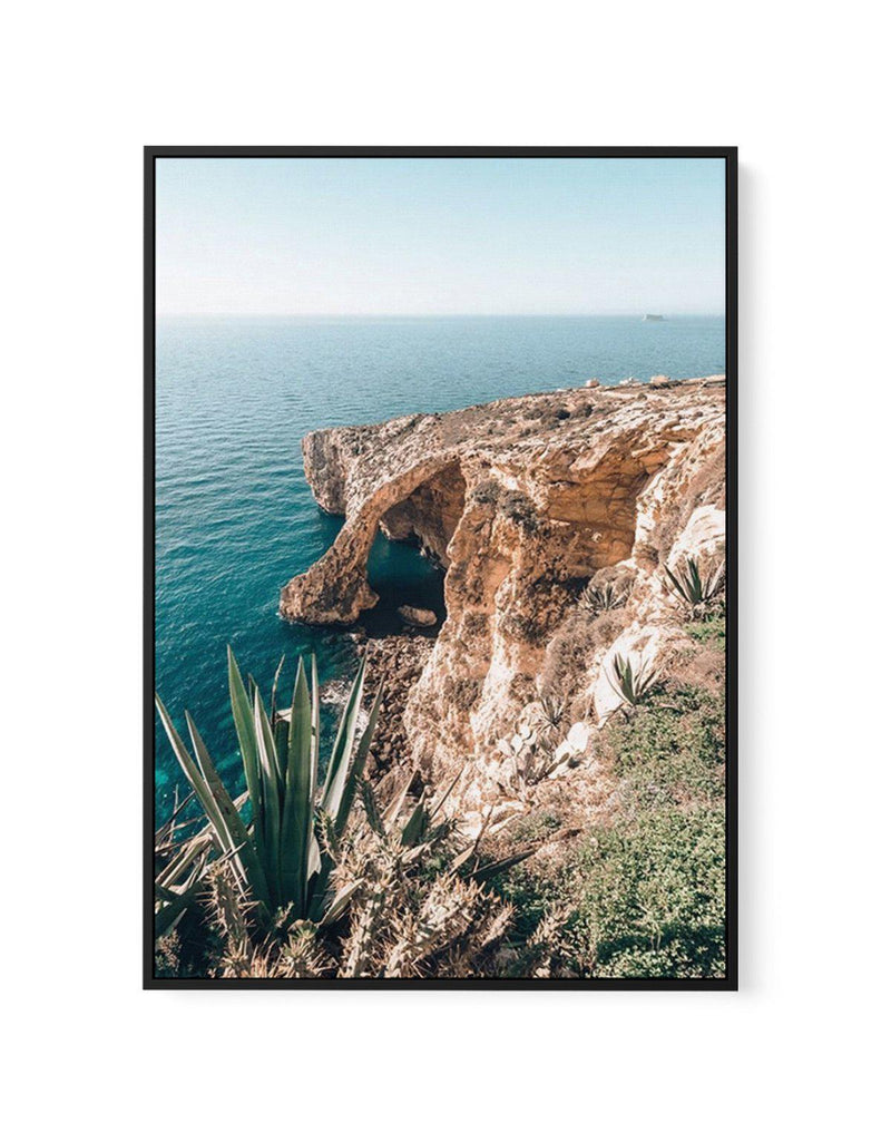 Seaside View, Malta | Framed Canvas-CANVAS-You can shop wall art online with Olive et Oriel for everything from abstract art to fun kids wall art. Our beautiful modern art prints and canvas art are available from large canvas prints to wall art paintings and our proudly Australian artwork collection offers only the highest quality framed large wall art and canvas art Australia - You can buy fashion photography prints or Hampton print posters and paintings on canvas from Olive et Oriel and have t