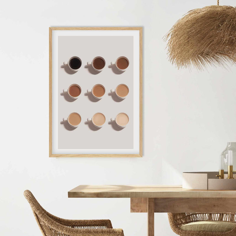 Shades of Coffee Art Print-PRINT-Olive et Oriel-Olive et Oriel-Buy-Australian-Art-Prints-Online-with-Olive-et-Oriel-Your-Artwork-Specialists-Austrailia-Decorate-With-Coastal-Photo-Wall-Art-Prints-From-Our-Beach-House-Artwork-Collection-Fine-Poster-and-Framed-Artwork