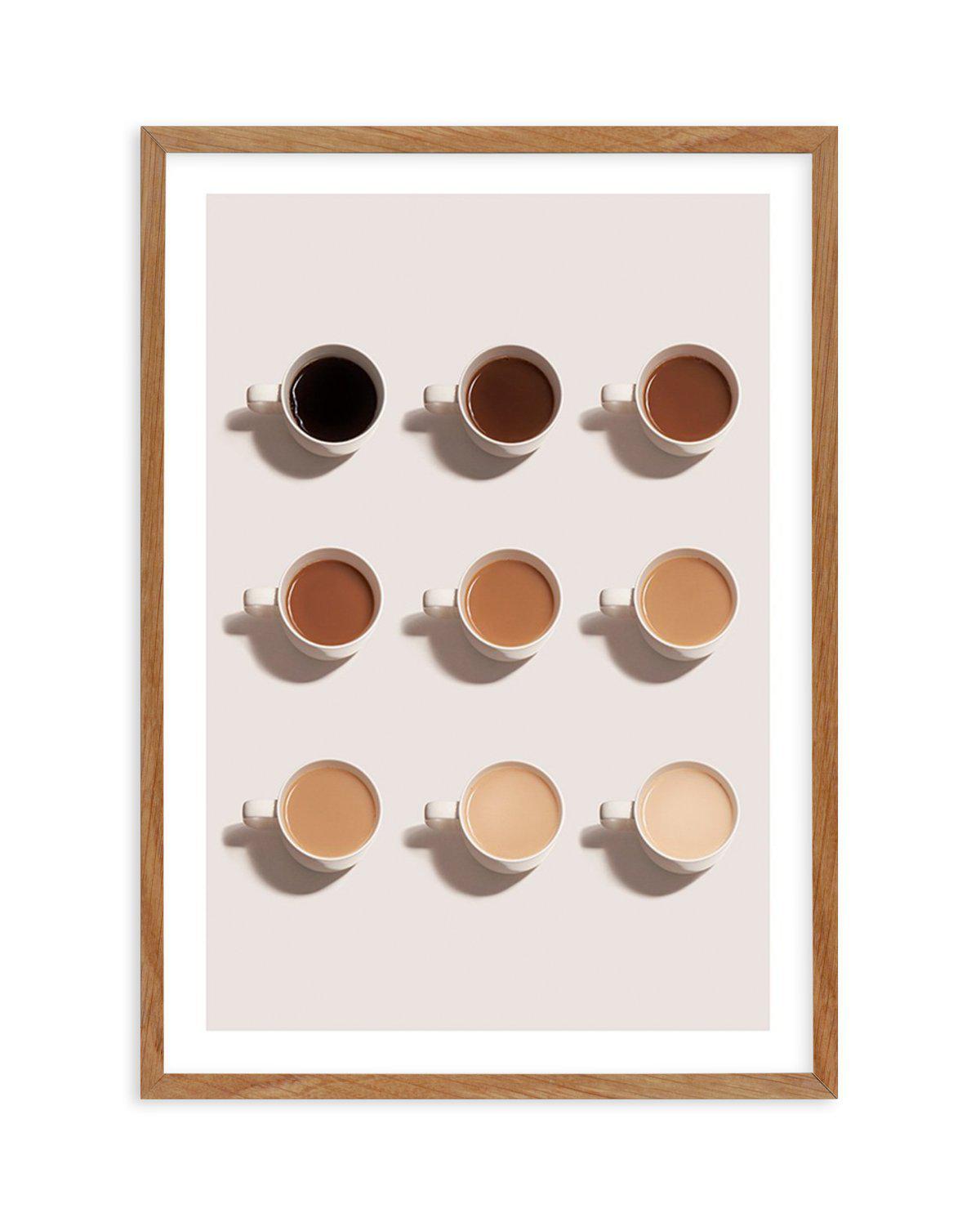 Shades of Coffee Art Print-PRINT-Olive et Oriel-Olive et Oriel-Buy-Australian-Art-Prints-Online-with-Olive-et-Oriel-Your-Artwork-Specialists-Austrailia-Decorate-With-Coastal-Photo-Wall-Art-Prints-From-Our-Beach-House-Artwork-Collection-Fine-Poster-and-Framed-Artwork