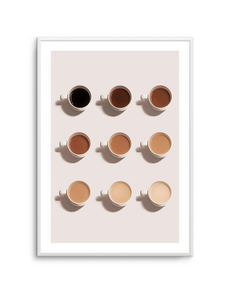 Shades of Coffee Art Print-PRINT-Olive et Oriel-Olive et Oriel-A5 | 5.8" x 8.3" | 14.8 x 21cm-Unframed Art Print-With White Border-Buy-Australian-Art-Prints-Online-with-Olive-et-Oriel-Your-Artwork-Specialists-Austrailia-Decorate-With-Coastal-Photo-Wall-Art-Prints-From-Our-Beach-House-Artwork-Collection-Fine-Poster-and-Framed-Artwork