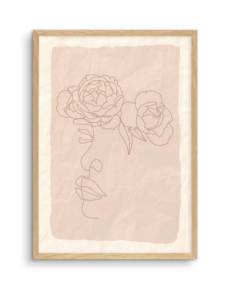 She Blooms II Art Print-PRINT-Olive et Oriel-Olive et Oriel-A5 | 5.8" x 8.3" | 14.8 x 21cm-Oak-With White Border-Buy-Australian-Art-Prints-Online-with-Olive-et-Oriel-Your-Artwork-Specialists-Austrailia-Decorate-With-Coastal-Photo-Wall-Art-Prints-From-Our-Beach-House-Artwork-Collection-Fine-Poster-and-Framed-Artwork