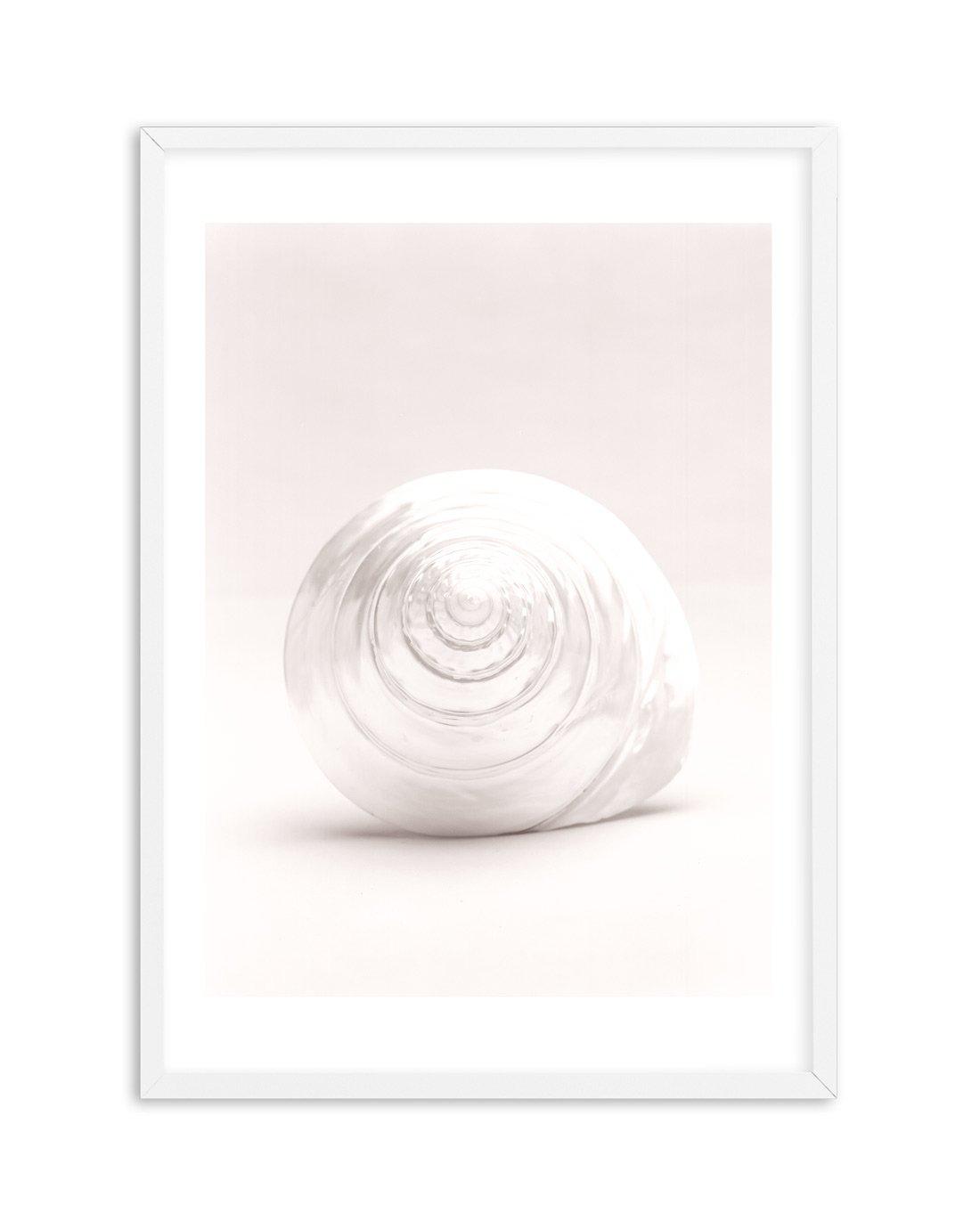 Shell I Art Print-PRINT-Olive et Oriel-Olive et Oriel-A5 | 5.8" x 8.3" | 14.8 x 21cm-White-With White Border-Buy-Australian-Art-Prints-Online-with-Olive-et-Oriel-Your-Artwork-Specialists-Austrailia-Decorate-With-Coastal-Photo-Wall-Art-Prints-From-Our-Beach-House-Artwork-Collection-Fine-Poster-and-Framed-Artwork