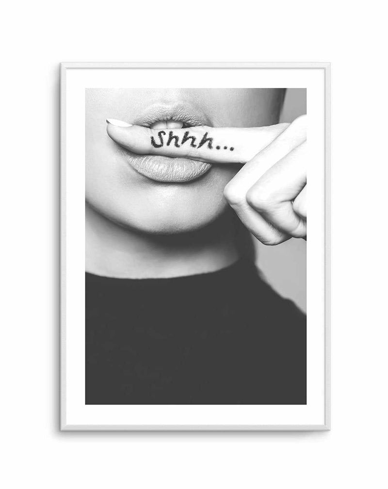 Shhh... Silence Art Print-PRINT-Olive et Oriel-Olive et Oriel-Buy-Australian-Art-Prints-Online-with-Olive-et-Oriel-Your-Artwork-Specialists-Austrailia-Decorate-With-Coastal-Photo-Wall-Art-Prints-From-Our-Beach-House-Artwork-Collection-Fine-Poster-and-Framed-Artwork