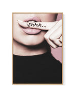 Shhh... Silence | Framed Canvas-CANVAS-You can shop wall art online with Olive et Oriel for everything from abstract art to fun kids wall art. Our beautiful modern art prints and canvas art are available from large canvas prints to wall art paintings and our proudly Australian artwork collection offers only the highest quality framed large wall art and canvas art Australia - You can buy fashion photography prints or Hampton print posters and paintings on canvas from Olive et Oriel and have them 