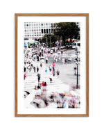 Shibuya Crossing I Art Print-PRINT-Olive et Oriel-Olive et Oriel-50x70 cm | 19.6" x 27.5"-Walnut-With White Border-Buy-Australian-Art-Prints-Online-with-Olive-et-Oriel-Your-Artwork-Specialists-Austrailia-Decorate-With-Coastal-Photo-Wall-Art-Prints-From-Our-Beach-House-Artwork-Collection-Fine-Poster-and-Framed-Artwork