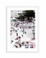 Shibuya Crossing I Art Print-PRINT-Olive et Oriel-Olive et Oriel-A5 | 5.8" x 8.3" | 14.8 x 21cm-White-With White Border-Buy-Australian-Art-Prints-Online-with-Olive-et-Oriel-Your-Artwork-Specialists-Austrailia-Decorate-With-Coastal-Photo-Wall-Art-Prints-From-Our-Beach-House-Artwork-Collection-Fine-Poster-and-Framed-Artwork