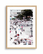 Shibuya Crossing I Art Print-PRINT-Olive et Oriel-Olive et Oriel-A5 | 5.8" x 8.3" | 14.8 x 21cm-Oak-With White Border-Buy-Australian-Art-Prints-Online-with-Olive-et-Oriel-Your-Artwork-Specialists-Austrailia-Decorate-With-Coastal-Photo-Wall-Art-Prints-From-Our-Beach-House-Artwork-Collection-Fine-Poster-and-Framed-Artwork