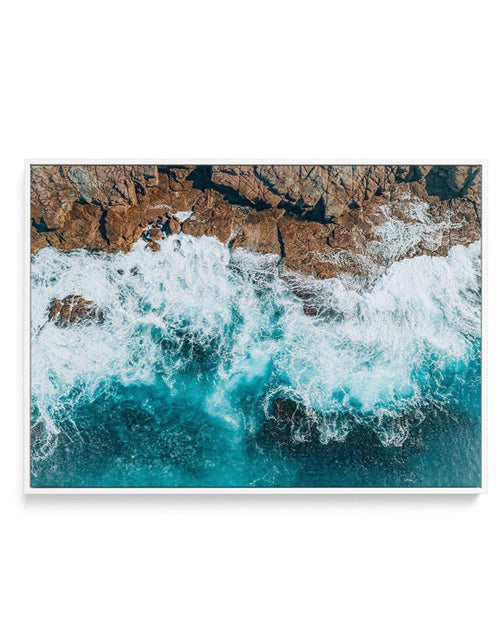 Short Point Headland | LS | Framed Canvas-CANVAS-You can shop wall art online with Olive et Oriel for everything from abstract art to fun kids wall art. Our beautiful modern art prints and canvas art are available from large canvas prints to wall art paintings and our proudly Australian artwork collection offers only the highest quality framed large wall art and canvas art Australia - You can buy fashion photography prints or Hampton print posters and paintings on canvas from Olive et Oriel and 