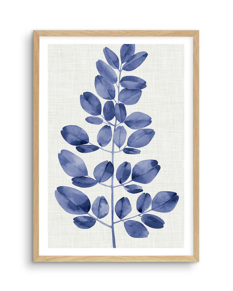 Simple Leaf Art Print-PRINT-Olive et Oriel-Olive et Oriel-A5 | 5.8" x 8.3" | 14.8 x 21cm-Oak-With White Border-Buy-Australian-Art-Prints-Online-with-Olive-et-Oriel-Your-Artwork-Specialists-Austrailia-Decorate-With-Coastal-Photo-Wall-Art-Prints-From-Our-Beach-House-Artwork-Collection-Fine-Poster-and-Framed-Artwork