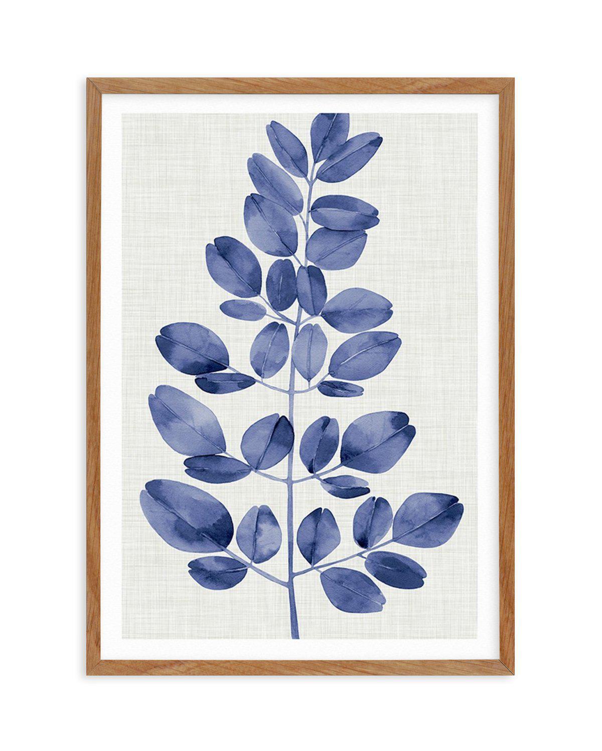 Simple Leaf Art Print-PRINT-Olive et Oriel-Olive et Oriel-50x70 cm | 19.6" x 27.5"-Walnut-With White Border-Buy-Australian-Art-Prints-Online-with-Olive-et-Oriel-Your-Artwork-Specialists-Austrailia-Decorate-With-Coastal-Photo-Wall-Art-Prints-From-Our-Beach-House-Artwork-Collection-Fine-Poster-and-Framed-Artwork