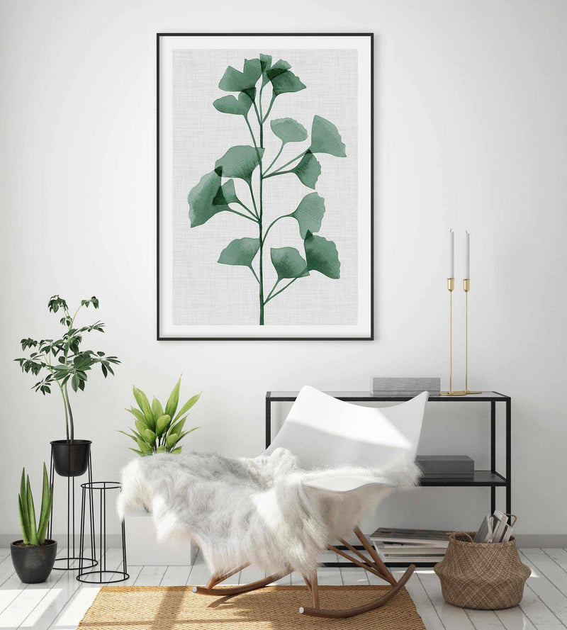 Simple Leaf Green II Art Print-PRINT-Olive et Oriel-Olive et Oriel-Buy-Australian-Art-Prints-Online-with-Olive-et-Oriel-Your-Artwork-Specialists-Austrailia-Decorate-With-Coastal-Photo-Wall-Art-Prints-From-Our-Beach-House-Artwork-Collection-Fine-Poster-and-Framed-Artwork