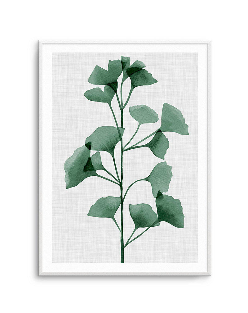 Simple Leaf Green II Art Print-PRINT-Olive et Oriel-Olive et Oriel-A5 | 5.8" x 8.3" | 14.8 x 21cm-Unframed Art Print-With White Border-Buy-Australian-Art-Prints-Online-with-Olive-et-Oriel-Your-Artwork-Specialists-Austrailia-Decorate-With-Coastal-Photo-Wall-Art-Prints-From-Our-Beach-House-Artwork-Collection-Fine-Poster-and-Framed-Artwork