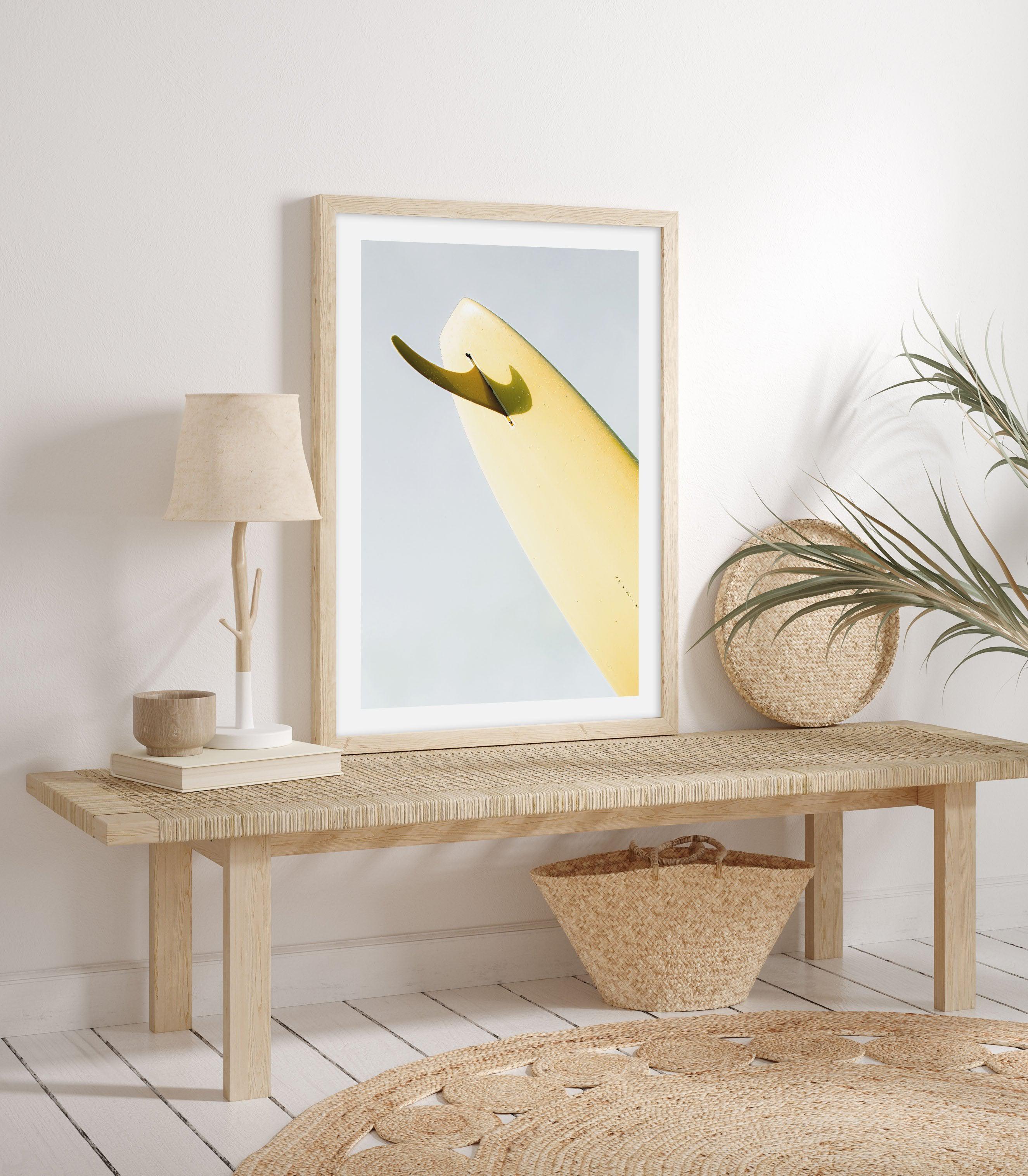 Single Fin Burnt Lemon by Mario Stefanelli Art Print-PRINT-Olive et Oriel-Mario Stefanelli-Buy-Australian-Art-Prints-Online-with-Olive-et-Oriel-Your-Artwork-Specialists-Austrailia-Decorate-With-Coastal-Photo-Wall-Art-Prints-From-Our-Beach-House-Artwork-Collection-Fine-Poster-and-Framed-Artwork