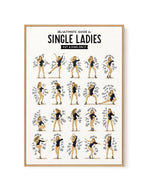 Single Ladies | Draw Me A Song Collection | Framed Canvas-CANVAS-You can shop wall art online with Olive et Oriel for everything from abstract art to fun kids wall art. Our beautiful modern art prints and canvas art are available from large canvas prints to wall art paintings and our proudly Australian artwork collection offers only the highest quality framed large wall art and canvas art Australia - You can buy fashion photography prints or Hampton print posters and paintings on canvas from Oli
