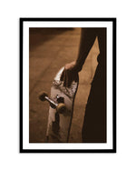 Skate, NYC by Mario Stefanelli Art Print-PRINT-Olive et Oriel-Mario Stefanelli-A5 | 5.8" x 8.3" | 14.8 x 21cm-Black-With White Border-Buy-Australian-Art-Prints-Online-with-Olive-et-Oriel-Your-Artwork-Specialists-Austrailia-Decorate-With-Coastal-Photo-Wall-Art-Prints-From-Our-Beach-House-Artwork-Collection-Fine-Poster-and-Framed-Artwork