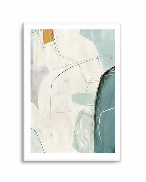 Sketches 'In Teal' No 2 Art Print-PRINT-Olive et Oriel-PI Creative-Buy-Australian-Art-Prints-Online-with-Olive-et-Oriel-Your-Artwork-Specialists-Austrailia-Decorate-With-Coastal-Photo-Wall-Art-Prints-From-Our-Beach-House-Artwork-Collection-Fine-Poster-and-Framed-Artwork