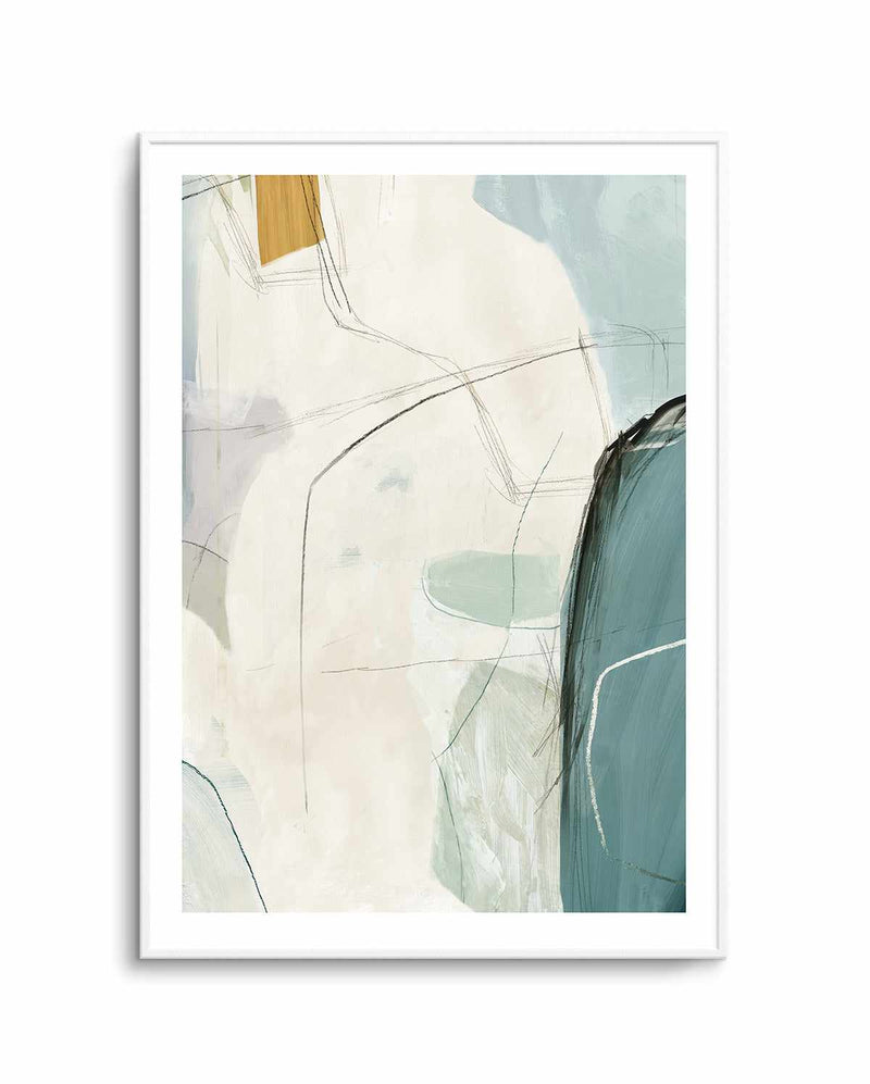 Sketches 'In Teal' No 2 Art Print-PRINT-Olive et Oriel-PI Creative-Buy-Australian-Art-Prints-Online-with-Olive-et-Oriel-Your-Artwork-Specialists-Austrailia-Decorate-With-Coastal-Photo-Wall-Art-Prints-From-Our-Beach-House-Artwork-Collection-Fine-Poster-and-Framed-Artwork