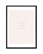 Sky Above, Earth Below, Peace Within Art Print-PRINT-Olive et Oriel-Olive et Oriel-A5 | 5.8" x 8.3" | 14.8 x 21cm-Black-With White Border-Buy-Australian-Art-Prints-Online-with-Olive-et-Oriel-Your-Artwork-Specialists-Austrailia-Decorate-With-Coastal-Photo-Wall-Art-Prints-From-Our-Beach-House-Artwork-Collection-Fine-Poster-and-Framed-Artwork