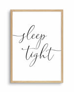Sleep Tight Art Print-PRINT-Olive et Oriel-Olive et Oriel-A5 | 5.8" x 8.3" | 14.8 x 21cm-Oak-With White Border-Buy-Australian-Art-Prints-Online-with-Olive-et-Oriel-Your-Artwork-Specialists-Austrailia-Decorate-With-Coastal-Photo-Wall-Art-Prints-From-Our-Beach-House-Artwork-Collection-Fine-Poster-and-Framed-Artwork