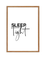 Sleep Tight Art Print-PRINT-Olive et Oriel-Olive et Oriel-50x70 cm | 19.6" x 27.5"-Walnut-With White Border-Buy-Australian-Art-Prints-Online-with-Olive-et-Oriel-Your-Artwork-Specialists-Austrailia-Decorate-With-Coastal-Photo-Wall-Art-Prints-From-Our-Beach-House-Artwork-Collection-Fine-Poster-and-Framed-Artwork