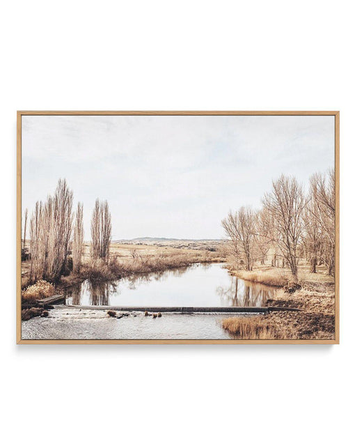 Snowy River I | Framed Canvas-CANVAS-You can shop wall art online with Olive et Oriel for everything from abstract art to fun kids wall art. Our beautiful modern art prints and canvas art are available from large canvas prints to wall art paintings and our proudly Australian artwork collection offers only the highest quality framed large wall art and canvas art Australia - You can buy fashion photography prints or Hampton print posters and paintings on canvas from Olive et Oriel and have them de