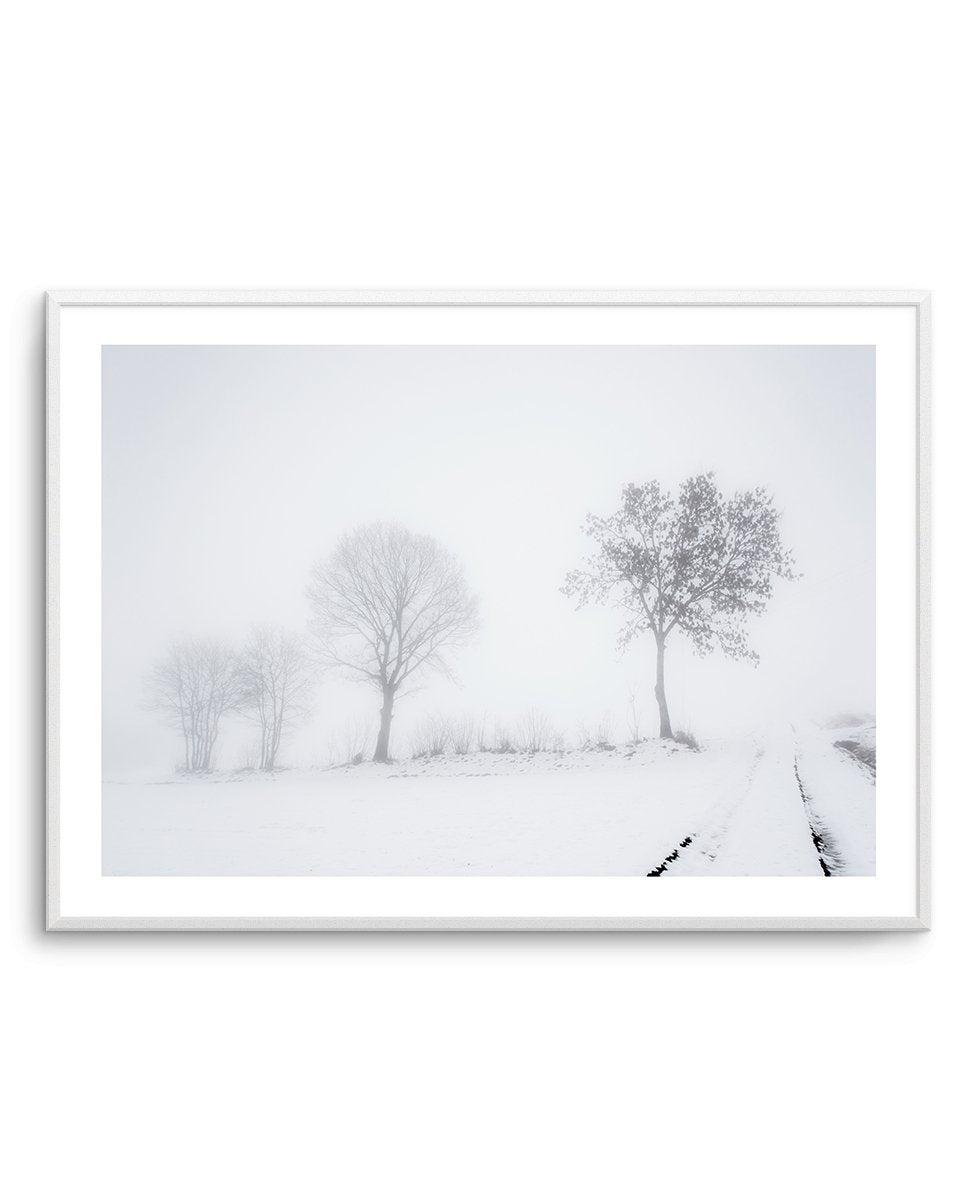 Snowy Roads | LS Art Print-PRINT-Olive et Oriel-Olive et Oriel-A5 | 5.8" x 8.3" | 14.8 x 21cm-Unframed Art Print-With White Border-Buy-Australian-Art-Prints-Online-with-Olive-et-Oriel-Your-Artwork-Specialists-Austrailia-Decorate-With-Coastal-Photo-Wall-Art-Prints-From-Our-Beach-House-Artwork-Collection-Fine-Poster-and-Framed-Artwork